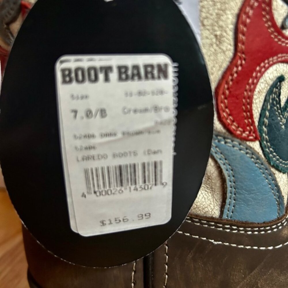 Laredo “Jenna” Boots Size 7 - Picture 6 of 9